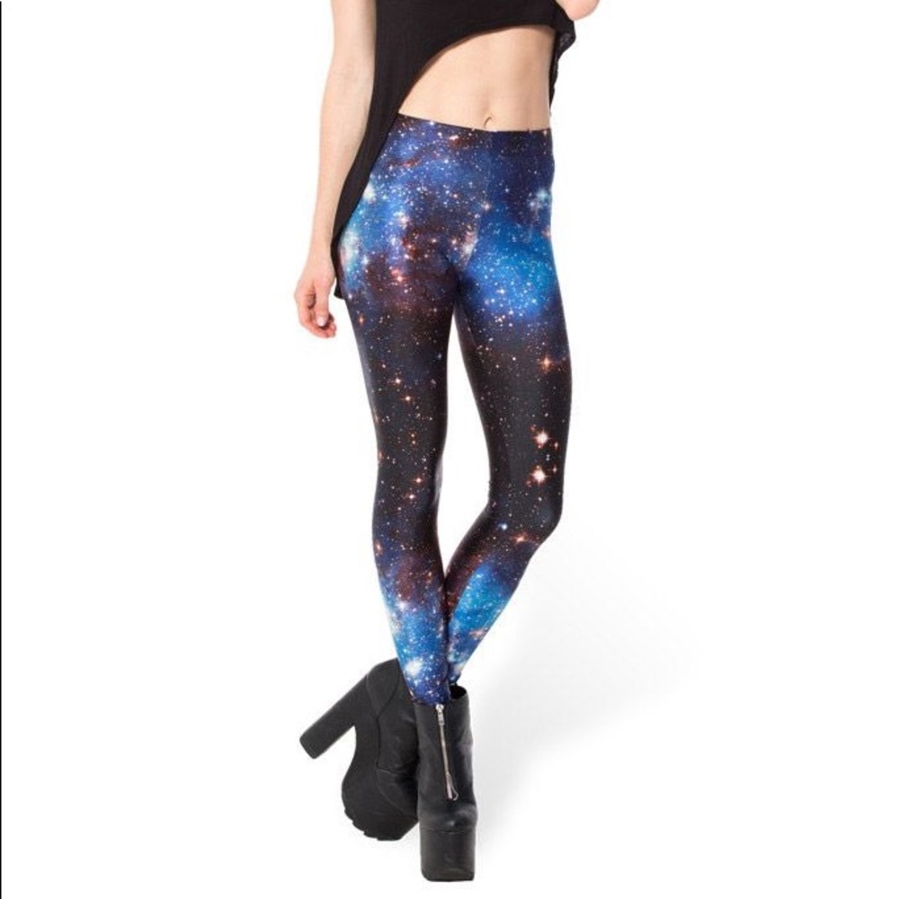 Blackmilk Blue Galaxy Leggings